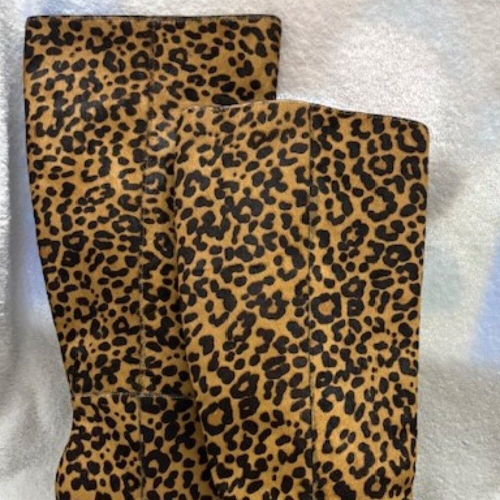 Steve Madden Dagne Pony Hair knee high boots NWOT Size 8-1/2 - Picture 3 of 7